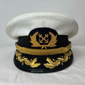 Bernard Co. Officer’s Yachting Sailor Cap — Nautical Hat